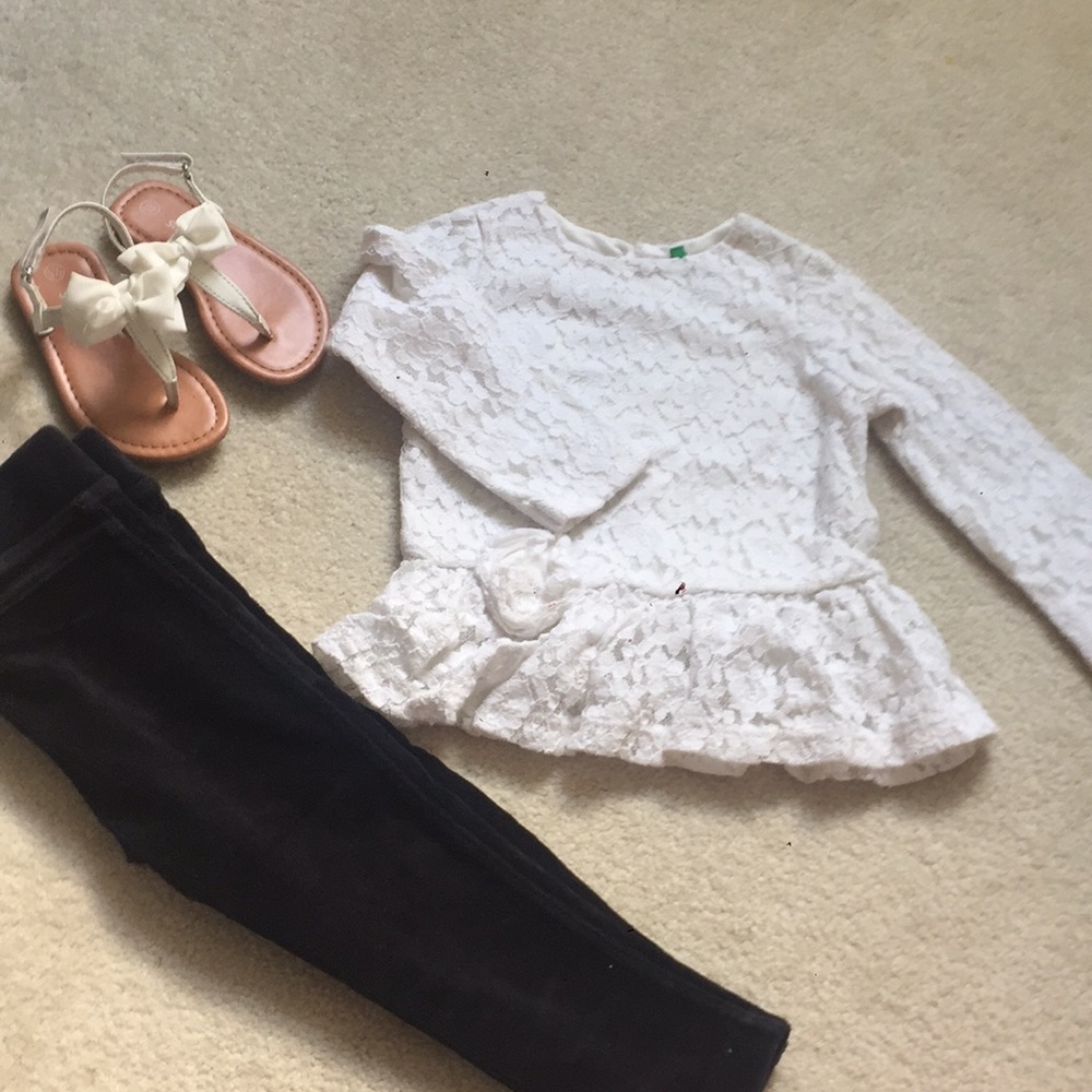 Peplum top outfit